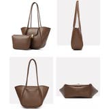 トートバッグ ポーチ付き PUレザー鞄 | Miniministore | 詳細画像15