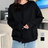 カーディガン 裏起毛 スウェット 長袖 | Miniministore | 詳細画像1
