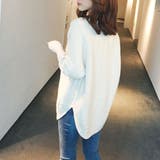 ラウンドスリットニット Vネック | Miniministore | 詳細画像8 