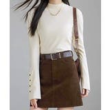 ニットトップス 長袖 ハイネック 重ね着 | Miniministore | 詳細画像3