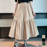 ワイドパンツ ウエストゴム スカンツ | Miniministore | 詳細画像1