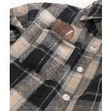 チェックシャツ ショート丈 長袖トップス | Miniministore | 詳細画像12