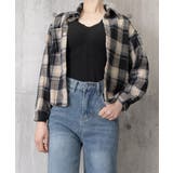 チェックシャツ ショート丈 長袖トップス | Miniministore | 詳細画像5