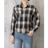 チェックシャツ ショート丈 長袖トップス | Miniministore | 詳細画像6