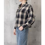 チェックシャツ ショート丈 長袖トップス | Miniministore | 詳細画像7