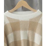 チェック柄ニット ショート丈 長袖ニット | Miniministore | 詳細画像11 