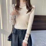 ニットトップス レース プルオーバー | Miniministore | 詳細画像9 