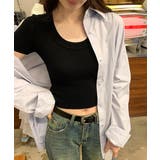 サマーニット Uネック クロップド丈夏服 | Miniministore | 詳細画像4