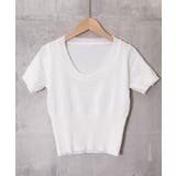 サマーニット Uネック クロップド丈夏服 | Miniministore | 詳細画像9