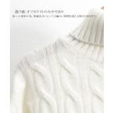 ニットトップス 長袖 ケーブル編み 秋冬 | Miniministore | 詳細画像17 