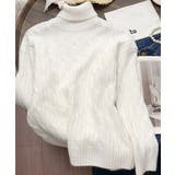 ニットトップス 長袖 ケーブル編み 秋冬 | Miniministore | 詳細画像18 