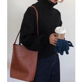 ニットトップス 長袖 ケーブル編み 秋冬 | Miniministore | 詳細画像5 