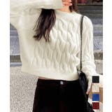 ニットトップス ショート丈 レディース | Miniministore | 詳細画像1 