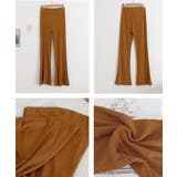 フレアリブパンツ センタースリット 春夏 | Miniministore | 詳細画像15 