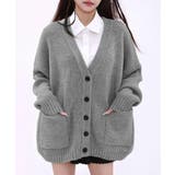 ニットカーディガン ゆったり アウター | Miniministore | 詳細画像1