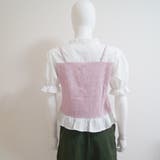 シャツブラウス 半袖 フリルVネック | Miniministore | 詳細画像12 