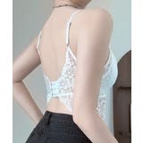 総レースキャミソール カップ付き 花柄 | Miniministore | 詳細画像4