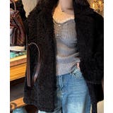 ニットトップス レースネック 長袖 秋冬 | Miniministore | 詳細画像2 