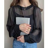 ブラウス ゆったり 長袖トップス 透け感 | Miniministore | 詳細画像2 