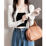 カーディガン ショート丈 長袖 トップス | Miniministore | 詳細画像2 