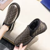 ダークモカ | ムートンパンプス レディースボアモカシン | ANGELCLOSET