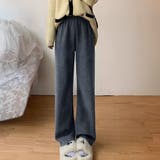 ダークグレー | ワイドパンツ レディース韓国ニットパンツ | SUNSHINE CLOSET