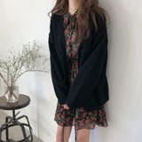 ブラック | ニットカーディガン レディース アウター | Miniministore