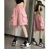 ピンク | カーゴショートパンツ 5分丈ハーフパンツ | ANGELCLOSET