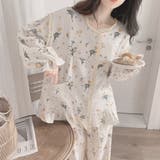 長袖セット | セットアップルームウェア 花柄ワンピース | Miniministore