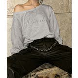 ビジューロゴオフショルスウェットトップス | Miniministore | 詳細画像11 