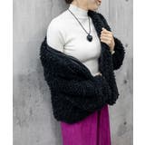 リブニットトップス きれいめ ハイネック | Miniministore | 詳細画像13 