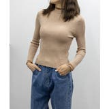 リブニットトップス きれいめ ハイネック | Miniministore | 詳細画像15 