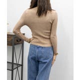 リブニットトップス きれいめ ハイネック | Miniministore | 詳細画像17 