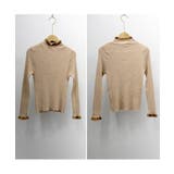 リブニットトップス きれいめ ハイネック | Miniministore | 詳細画像19 