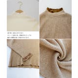 リブニットトップス きれいめ ハイネック | Miniministore | 詳細画像20 