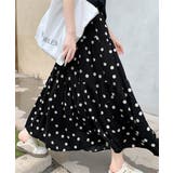 ドット柄ティアードスカートフレアスカート | Miniministore | 詳細画像4 