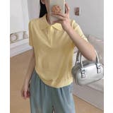 ハーフジップポロシャツ 半袖サマーニット | Miniministore | 詳細画像17 
