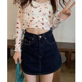 デニムスカパンハイウエストショートパンツ | Miniministore | 詳細画像10