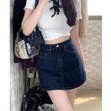 デニムスカパンハイウエストショートパンツ | Miniministore | 詳細画像6