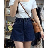 デニムスカパンハイウエストショートパンツ | Miniministore | 詳細画像7