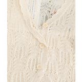 透かし編みカーディガンフェミニン夏羽織り | Miniministore | 詳細画像29 