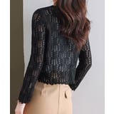 透かし編みカーディガンフェミニン夏羽織り | Miniministore | 詳細画像6 