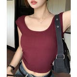 カップ付き タンクトップ バックオープン | Miniministore | 詳細画像19