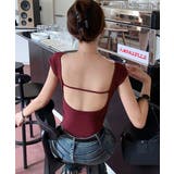カップ付き タンクトップ バックオープン | Miniministore | 詳細画像24