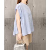 ストライプシャツブラウスフレンチスリーブ | Miniministore | 詳細画像23 