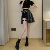チェックスカート レディース ハイウエスト | Miniministore | 詳細画像4