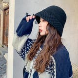 ブラック | ニットバケットハット レディース ニットキャップ | Miniministore