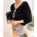 モヘア調ニット Vネックシャギートップス | Miniministore | 詳細画像6 