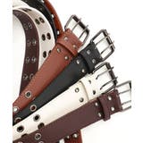 ダブルピンベルト PUレザーハトメベルト | Miniministore | 詳細画像14 