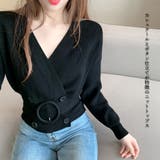 リブニット カーディガン レディース | Miniministore | 詳細画像4 